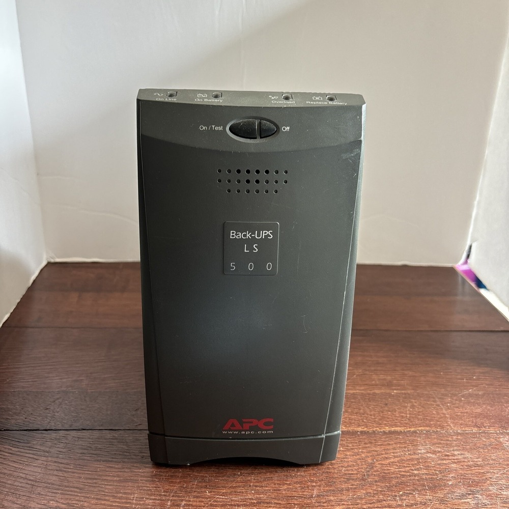 APC Back-UPS LS 500 Battery Backup & Surge Protector NO BATTERY 7 Outlets